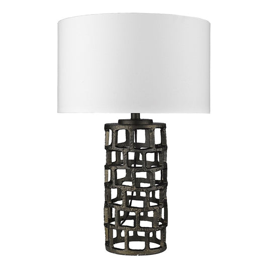 Vallin Table Lamp, Black Gold