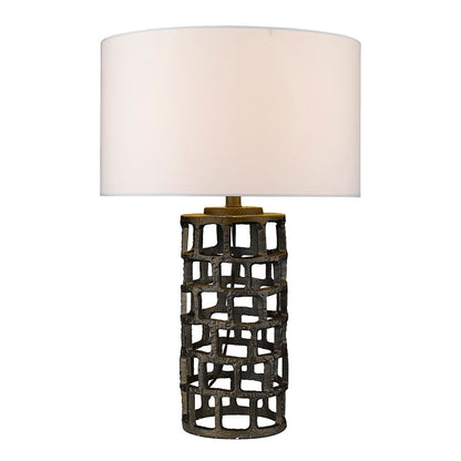 Vallin Table Lamp, Black Gold