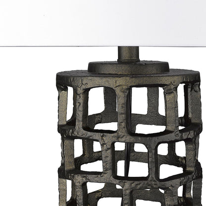 Vallin Table Lamp, Black Gold