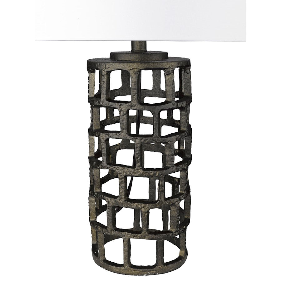 Vallin Table Lamp, Black Gold