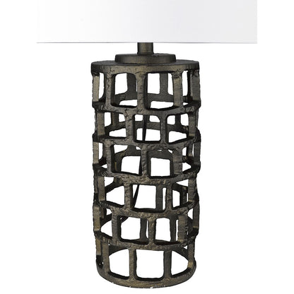Vallin Table Lamp, Black Gold