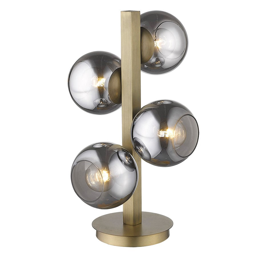 Lunette Table Lamp, Brass