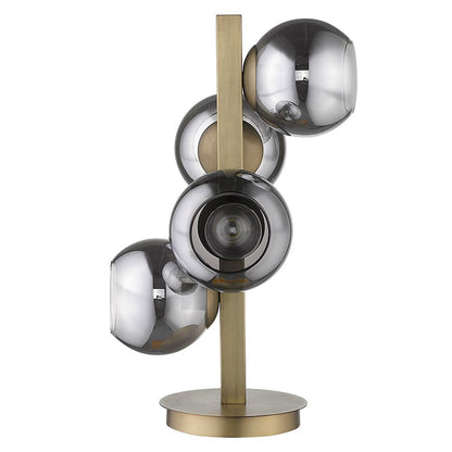 Lunette Table Lamp, Brass