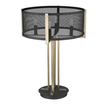 Trend Home 4 Light Table Lamp, Black