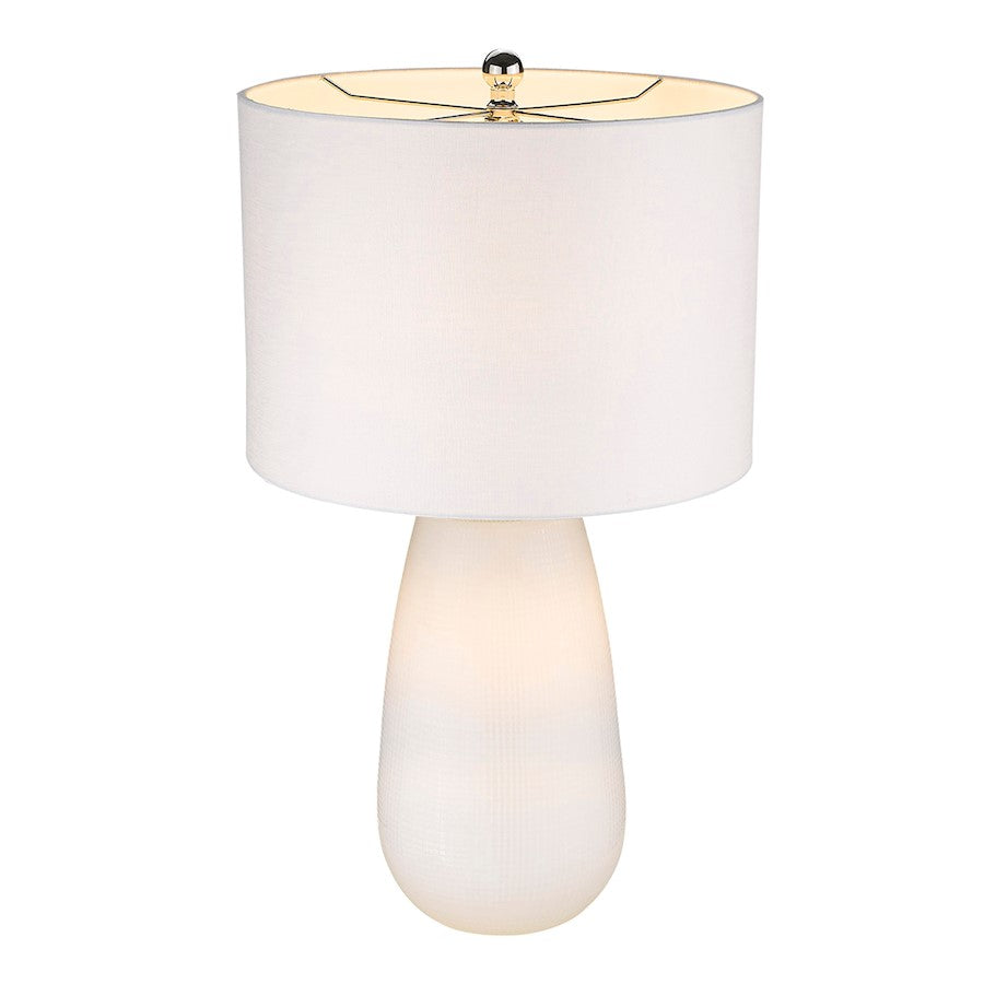 Trend Home 16" Table Lamp, White