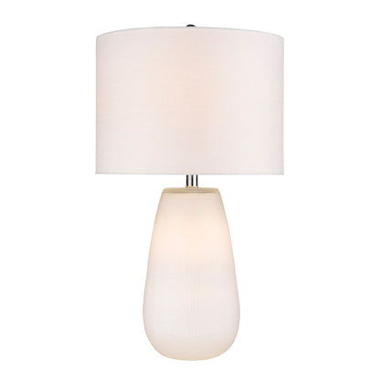 Trend Home 16" Table Lamp, White