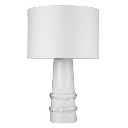 Trend Home 17" Table Lamp, White