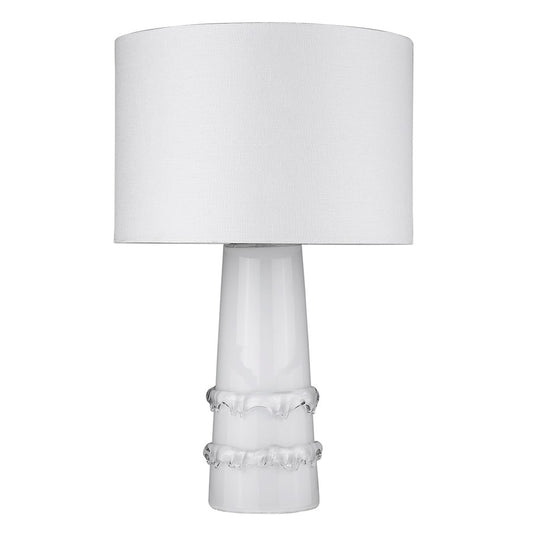 Trend Home 17" Table Lamp, White