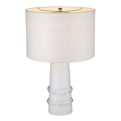 Trend Home 17" Table Lamp, White