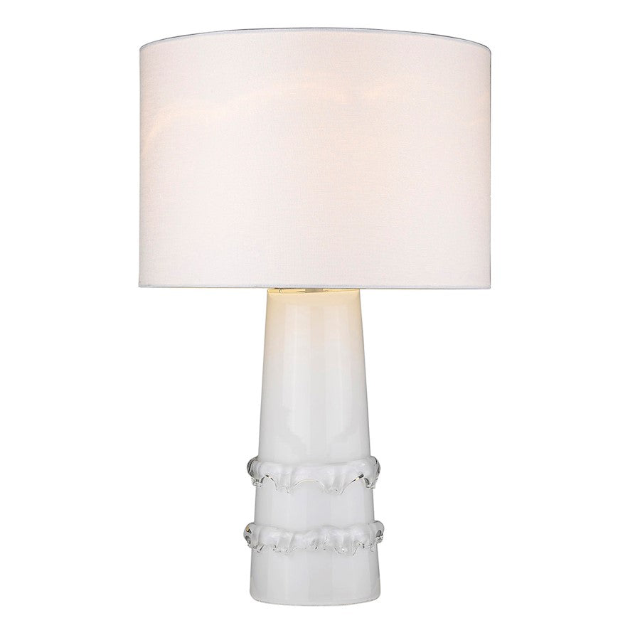 Trend Home 17" Table Lamp, White