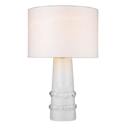 Trend Home 17" Table Lamp, White