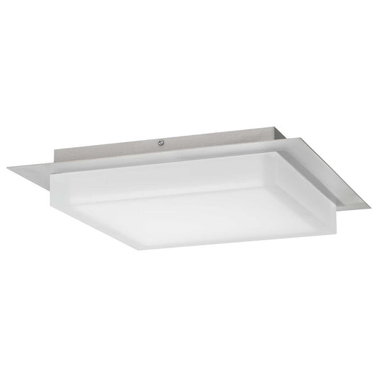 Alteck Foursquare 14" LED Outdoor, Brushed Stainless Steel - AFM0015-3CCT-W-BSS