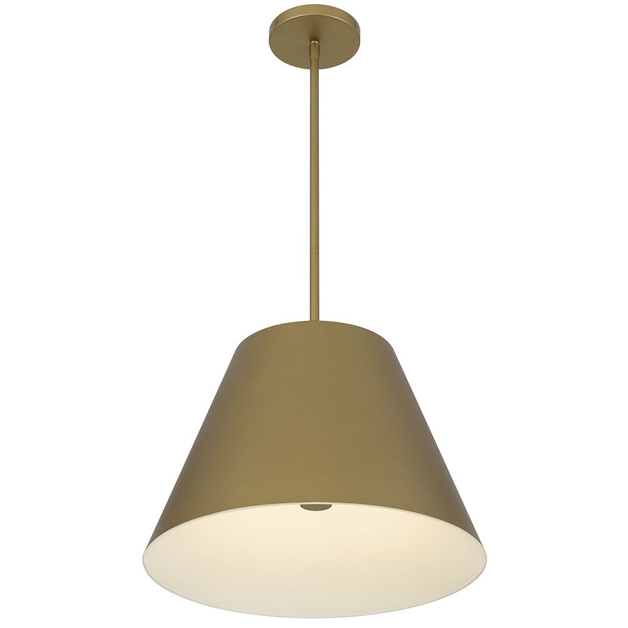 Alteck Jaz 16" Brass Outdoor Pend, Painted Brass