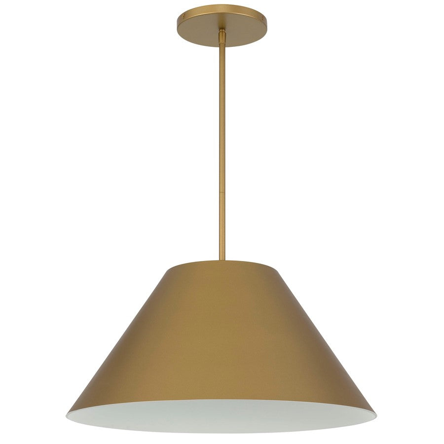 Alteck Jaz 22" BrassOutdoor Pend, Painted Brass - AP0078-5CCT-W-PB