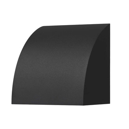 Alteck Slope 4.5" LED Outdoor Wall Sconce, Sand Black
