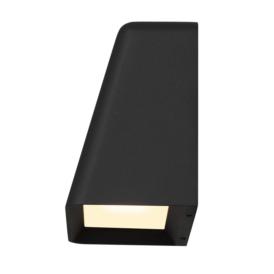 Alteck Bull 5.5" LED Outdoor Wall Sconce, Sand, Sand Black
