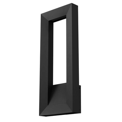 Alteck Paletto 22" LED Outdoor Wall Sconce, Sand Black - AW0034-3CCT-W-BK