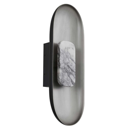Alteck Marilyn 20in 1-Light Outdoor Wall Sconce | Art Deco Sand Black Aluminum and Sand Blast Acrylic | Entryway & Patio | Model AW0042-3CCT-W-BK-BA
