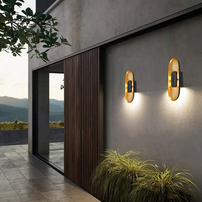 Alteck Marilyn 20" LED Outdoor Sconce, Sand Black BB