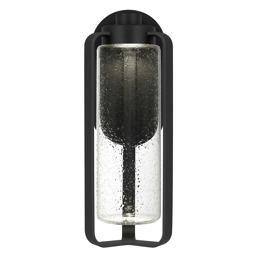 Alteck Clover 15.5" LED Outdoor Wall Sconce, Sand Black
