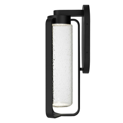 Alteck Clover 15.5" LED Outdoor Wall Sconce, Sand Black