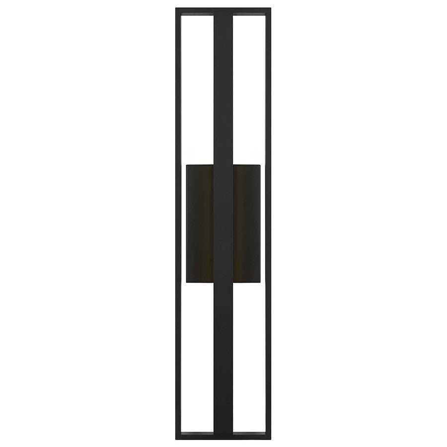 Alteck In/Out 32.5in LED Outdoor Wall Sconce | Contemporary Sand Black Aluminum and Frosted Acrylic | Patio & Corridor | Model AW0055-30-W-BK