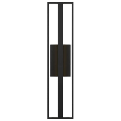 Alteck In/Out 32.5in LED Outdoor Wall Sconce | Contemporary Sand Black Aluminum and Frosted Acrylic | Patio & Corridor | Model AW0055-30-W-BK