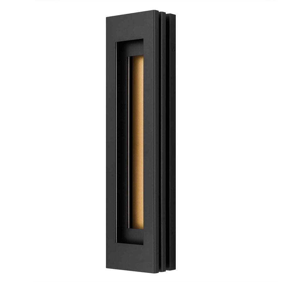 Alteck Layer 30" LED Outdoor Wall Sconce, Sand Black - AW0081-3CCT-W-BK