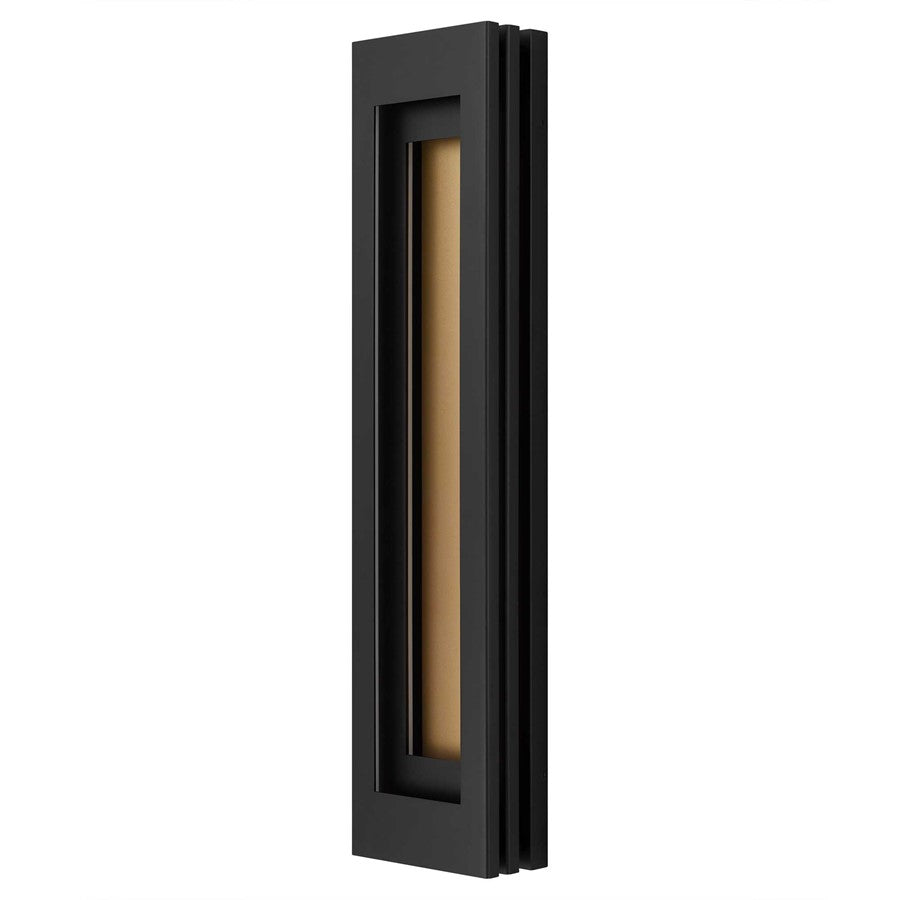 Alteck Layer 38" LED Outdoor Wall Sconce, Sand Black - AW0082-3CCT-W-BK