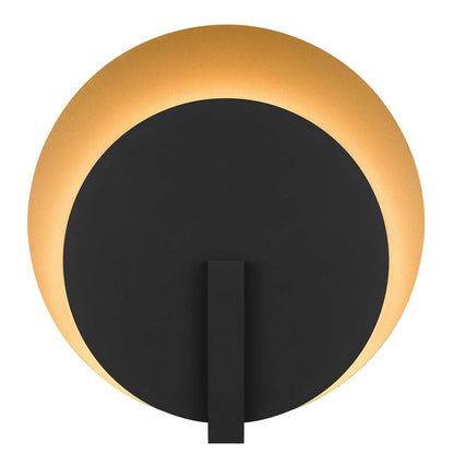 Alteck Eclipse 18.75in 1-Light LED Outdoor Sconce | Contemporary Sand Black and Frosted Acrylic | Entryway & Covered | Model AW0090-3CCT-W-BK-PB