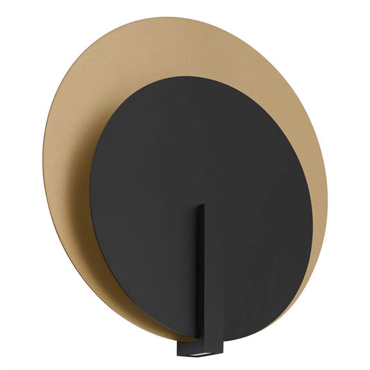 Alteck Eclipse 24.75in 1-Light Outdoor Sconce | Contemporary Sand Black Aluminum and Frosted Acrylic | Entryway & Patio | Model AW0091-3CCT-W-BK-PB