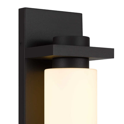 Alteck Kast 19" LED Outdoor Wall Sconce, Dark Bronze