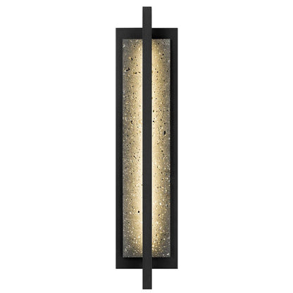 Alteck Dakota 24" LED Outdoor Wall Sconce, Sand Black
