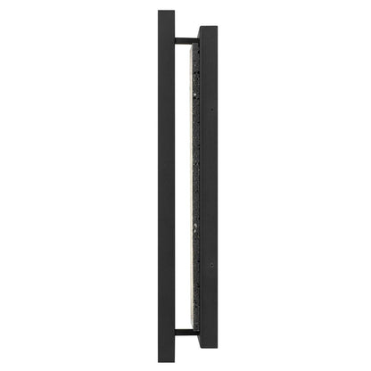 Alteck Dakota 24" LED Outdoor Wall Sconce, Sand Black