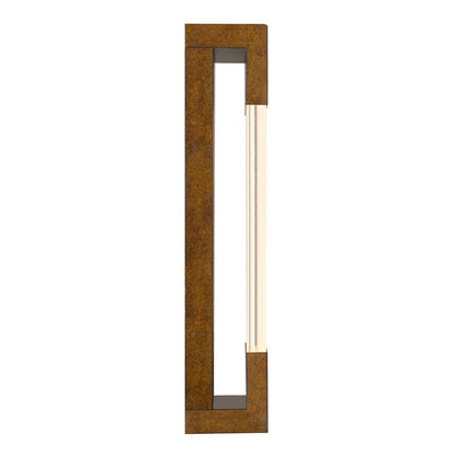 Alteck Mystic 20" LED Outdoor Wall, Painted Patina Brass