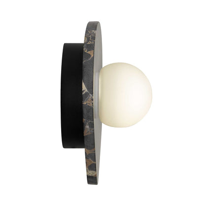 Alteck Tenere 12" LED Outdoor Wall Sconce, Sand Black/Black