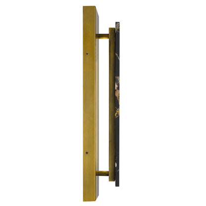 Alteck Zoey 18" LED Outdoor Wall, Painted Antique Brass