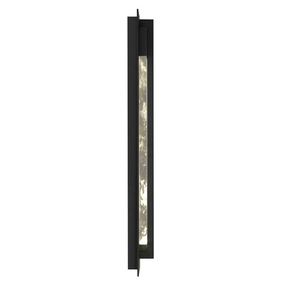 Alteck Rivera 32" LED Outdoor Wall Sconce, Sand Black