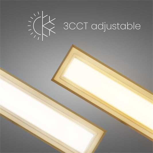 Alteck Roman 18in 1-Light LED Bathroom Vanity Light | Contemporary Antique Brass and Opal Acrylic | Bathroom & Powder Room | Model BW0035-3CCT-AB