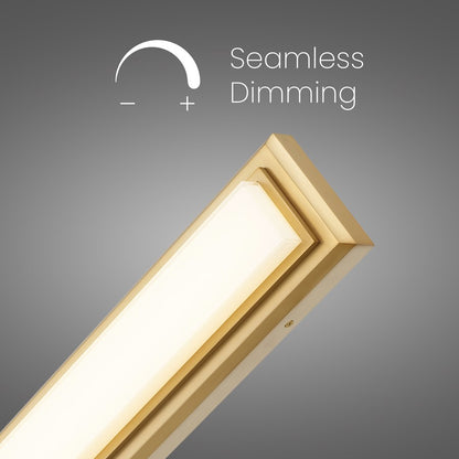 Alteck Roman 18" LED Bathroom Vanity Light, Antique Brass