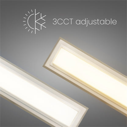 Alteck Roman 18in 1-Light LED Bathroom Vanity Light | Contemporary Brushed Nickel and Opal Acrylic | Bathroom & Powder Room | Model BW0035-3CCT-BN