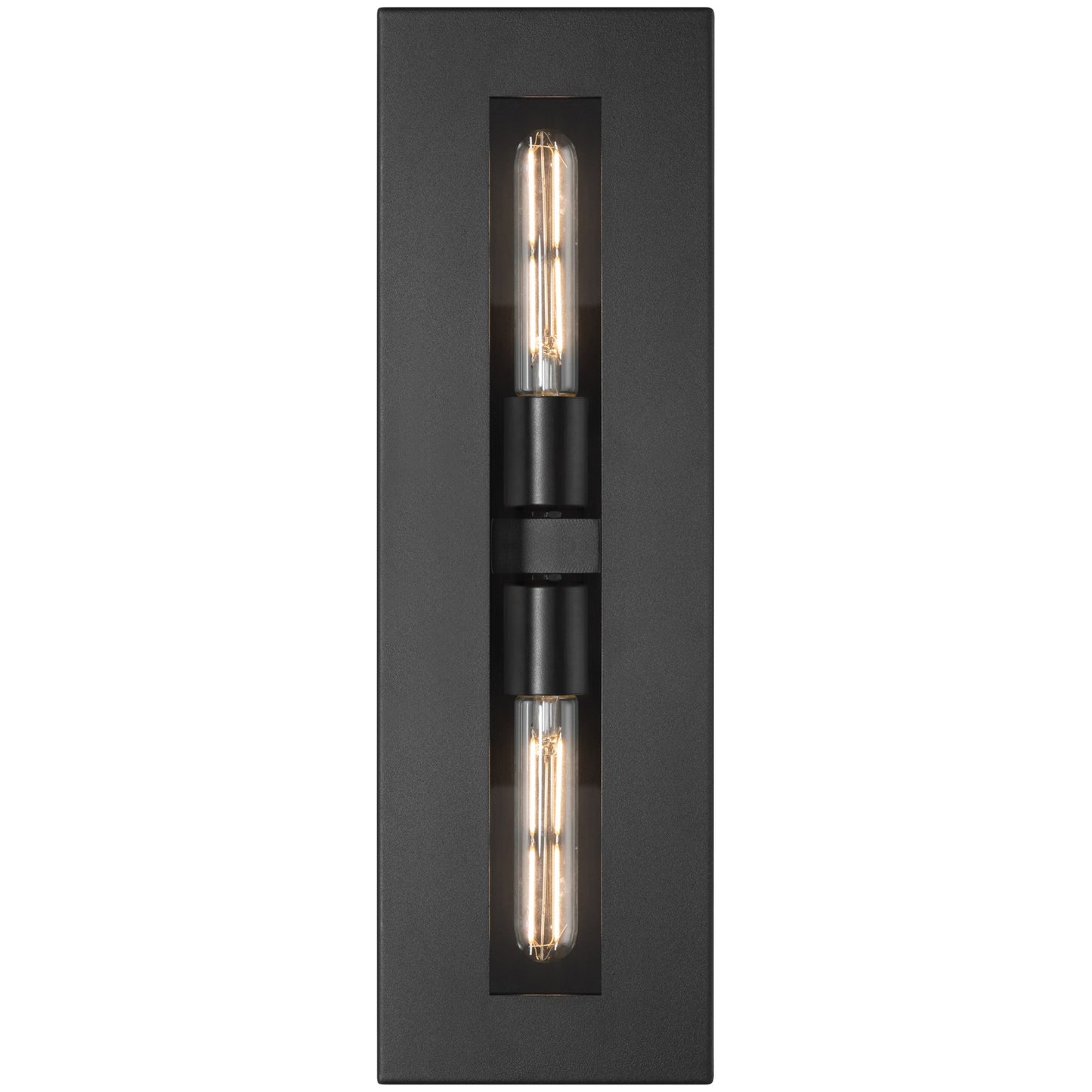 Access Lighting Chatham 2 Light Outdoor Wall Mount Black/Clear