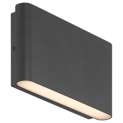 Access Oasis Bi Directional LED Wall Mt, Black/Acrylic Lens