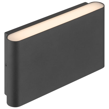 Access Oasis Bi Directional LED Wall Mt, Black/Acrylic Lens