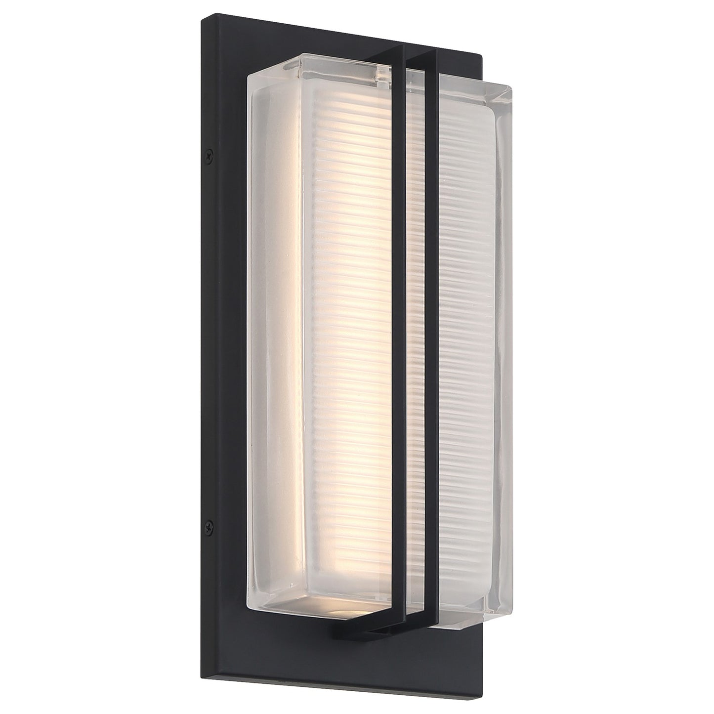 Access Driftwood LED Outdoor Wall Mt, 12.75"H, Black/Frosted