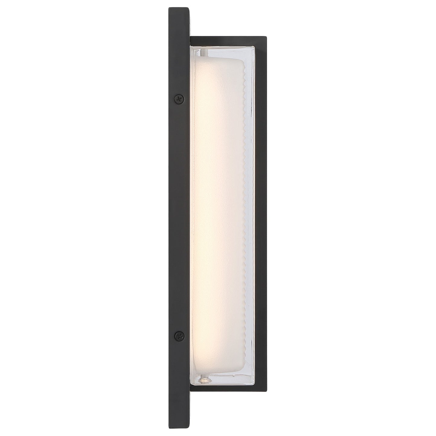 Access Driftwood LED Outdoor Wall Mt, 12.75"H, Black/Frosted