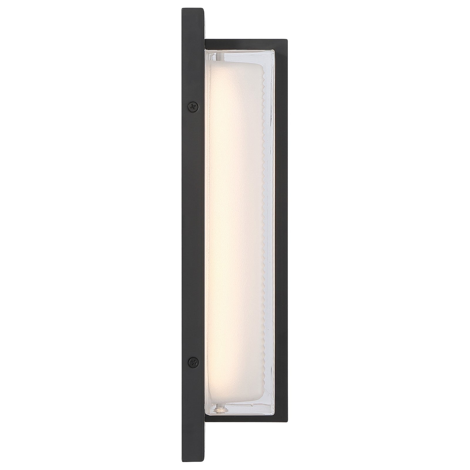 Access Driftwood LED Outdoor Wall Mt, 12.75"H, Black/Frosted
