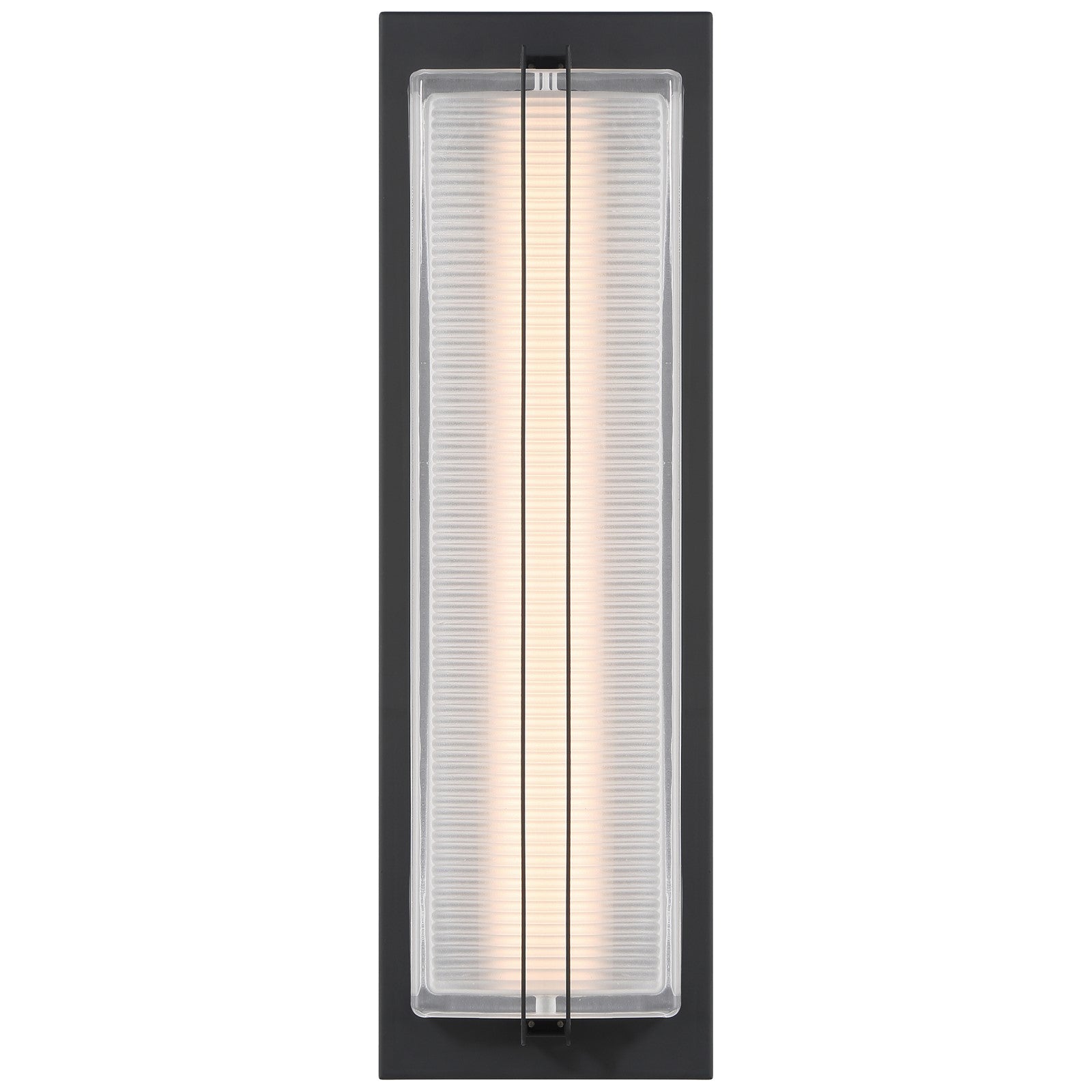 Access Driftwood LED Outdoor Wall Mt, 18.75"H, Black/Frosted