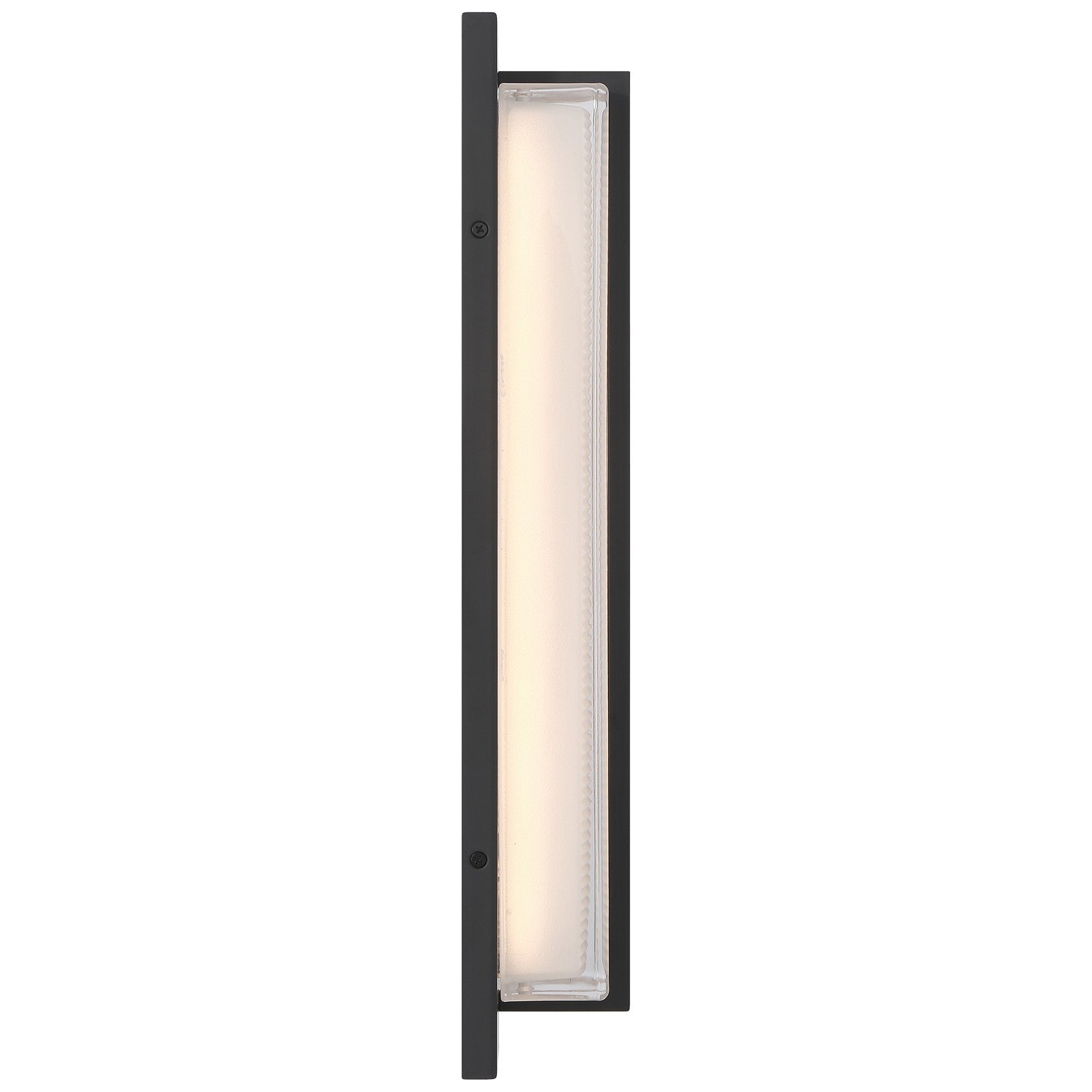Access Driftwood LED Outdoor Wall Mt, 18.75"H, Black/Frosted