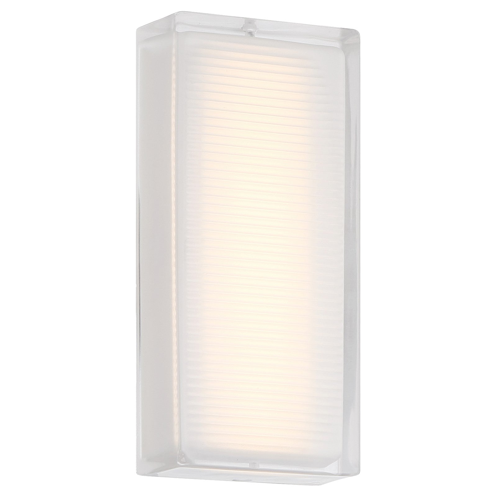 Access Porto LED Outdoor Wall Mt, 10.25"H, White/Frosted